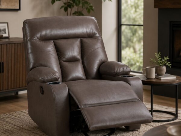 Lennox Rocker Recliner With Swivel Base